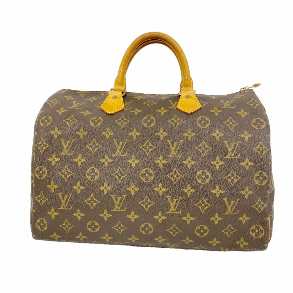 LOUIS VUITTON Brown Monogram Speedy 35 Bag